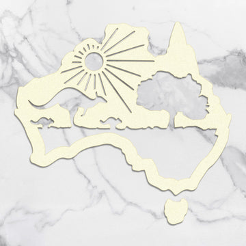 Artdeco Creations Sunburnt Country Laser Cut Coasterboard - Sunburnt Country 3"X3.1" 2/Pkg