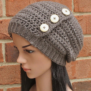 Hadley Button Slouch Hat