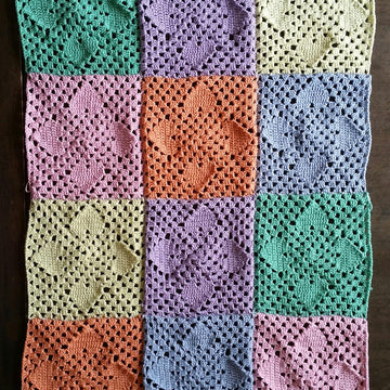 Granny heart 8x8 square