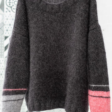 Marled Alpaca & Mohair Sweater
