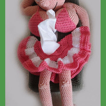 Tissue Box Cover "Naughty Bella "