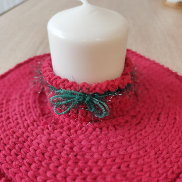 Candle Holder + Wreath