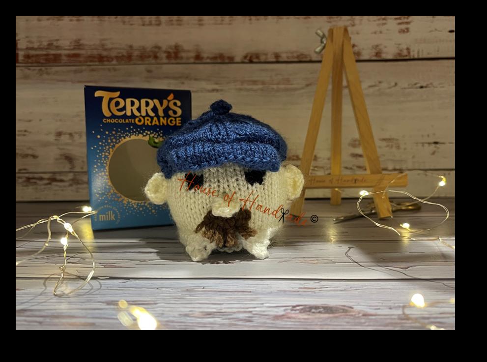 Criminal Gang Member Chocolate Orange Cover Knitting Pattern