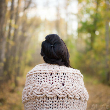Chunky Braided Cabled Blanket