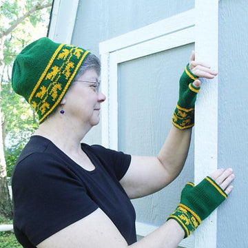 Leaf Cuff Mitts