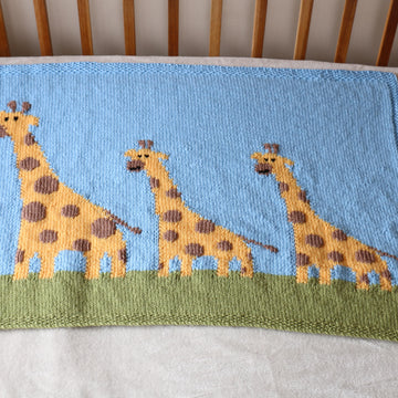 Giraffe Family Blanket