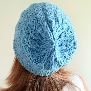 Rustic Twist Cabled Knit Hat