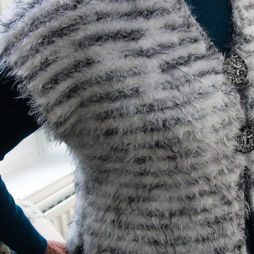 2 Tone Bolero With Side Slits