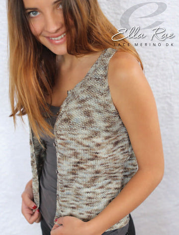 Hetty Top in Ella Rae Lace Merino DK - ER17-01 - Downloadable PDF