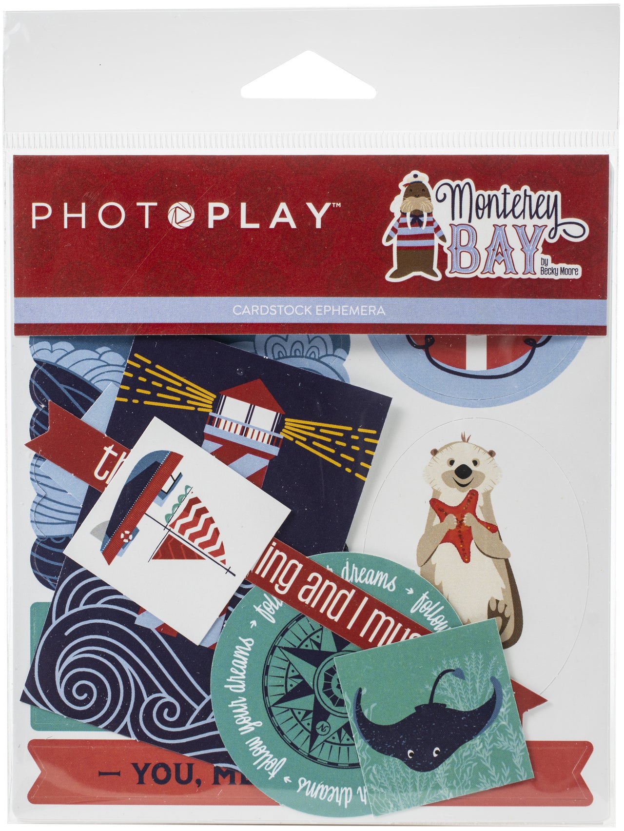 Photoplay Paper Monterey Bay Ephemera Cardstock Die-Cuts - 622112