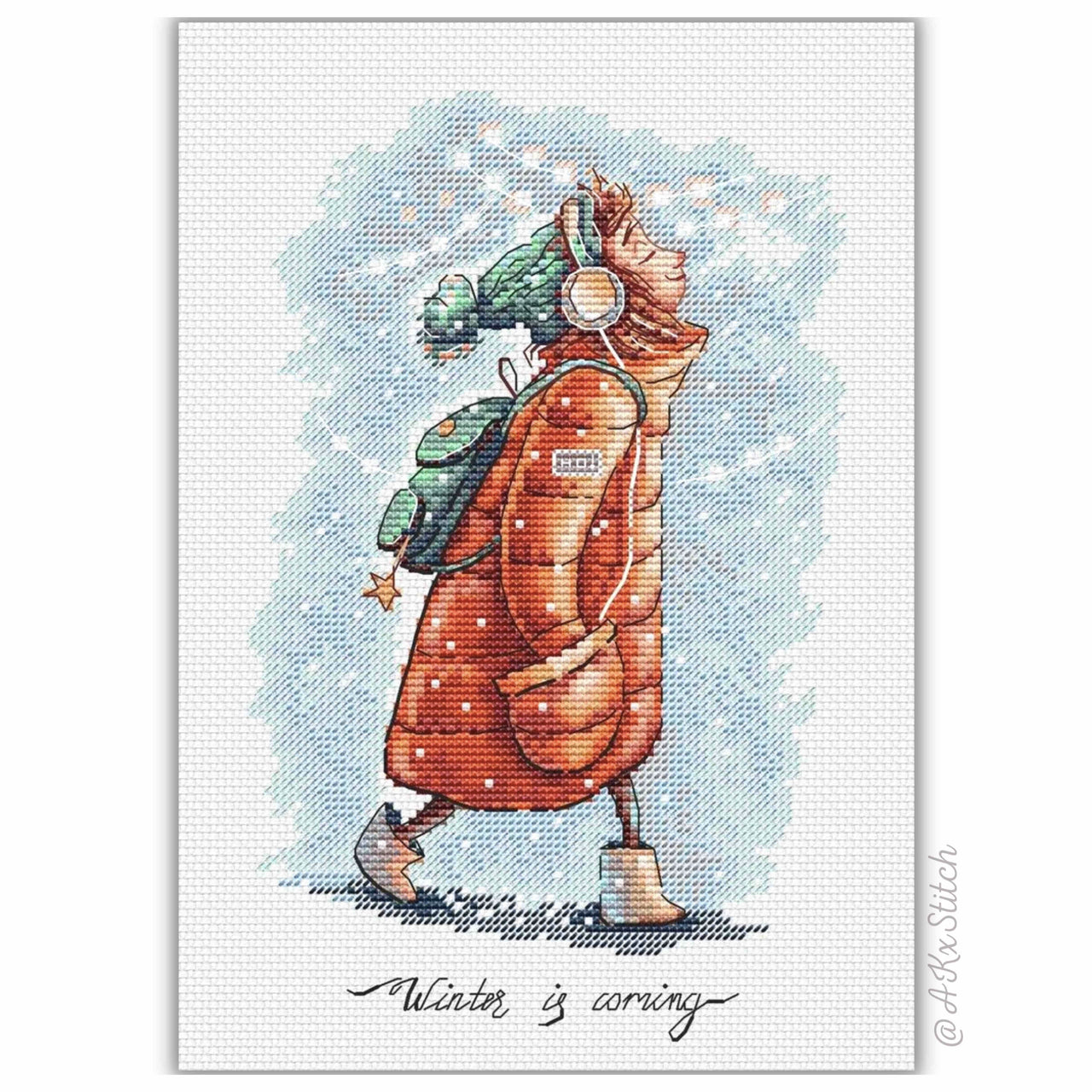 Winter is Coming Cross Stitch PDF Pattern