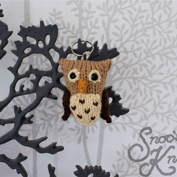 Owl Keyring Knitting Pattern Snoo's Knits