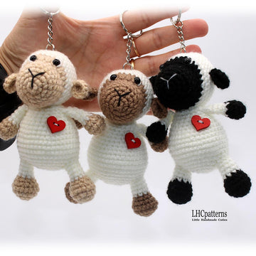 Sheep Keychain Crochet Pattern
