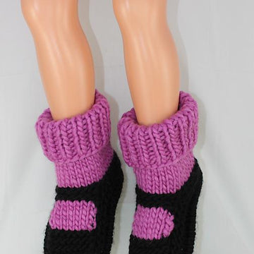 Childrens Superfast Rib Cuff Sock Slippers