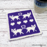 Cat Affection Potholder