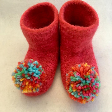 Kids Felted Booties