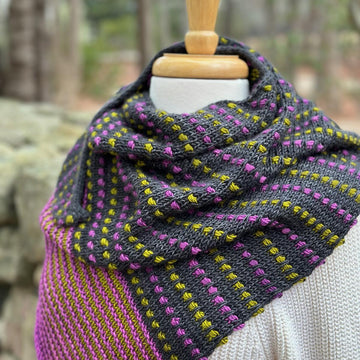 Dotted Dashes Shawl
