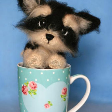 Cream, Coffee and Cookie, the Three Yorkie Puppies