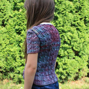 Jophiel süße kurzärmelige Strickjacke für Mädchen