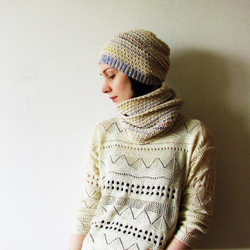 Pearl Stitch Hat&Mitts
