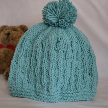Gray Cloud Baby Hat