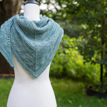 Textured Pyramids Shawl