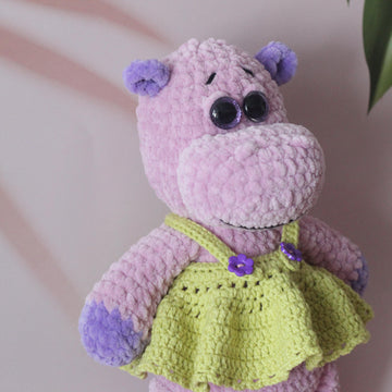 Plush Hippo Crochet Pattern