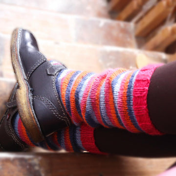 Slouchy Stripes Boot Socks