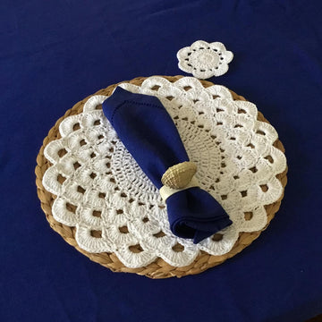 Camellia Round Placemat & Coaster Set N 148
