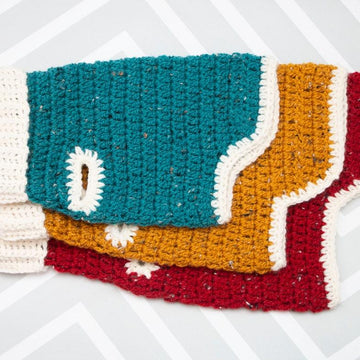 3 Sizes Crochet Dog pullover