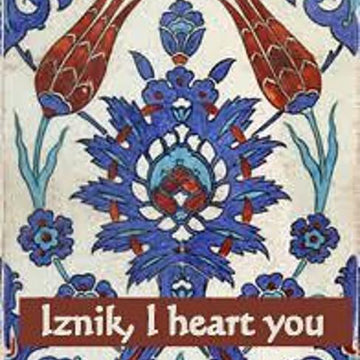 Iznik, I Heart You Shawl