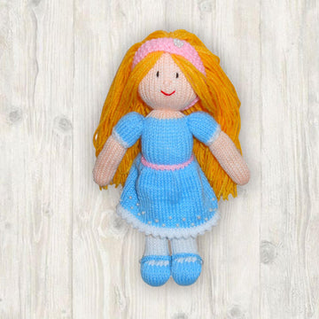 Leila Doll Knitting Pattern, Knitted Doll, Girl Knitting Pattern
