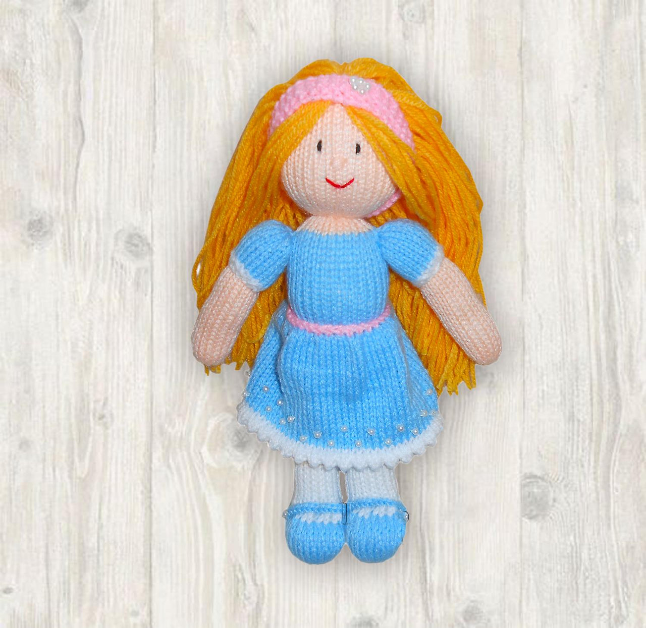 Leila Doll Knitting Pattern, Knitted Doll, Girl Knitting Pattern