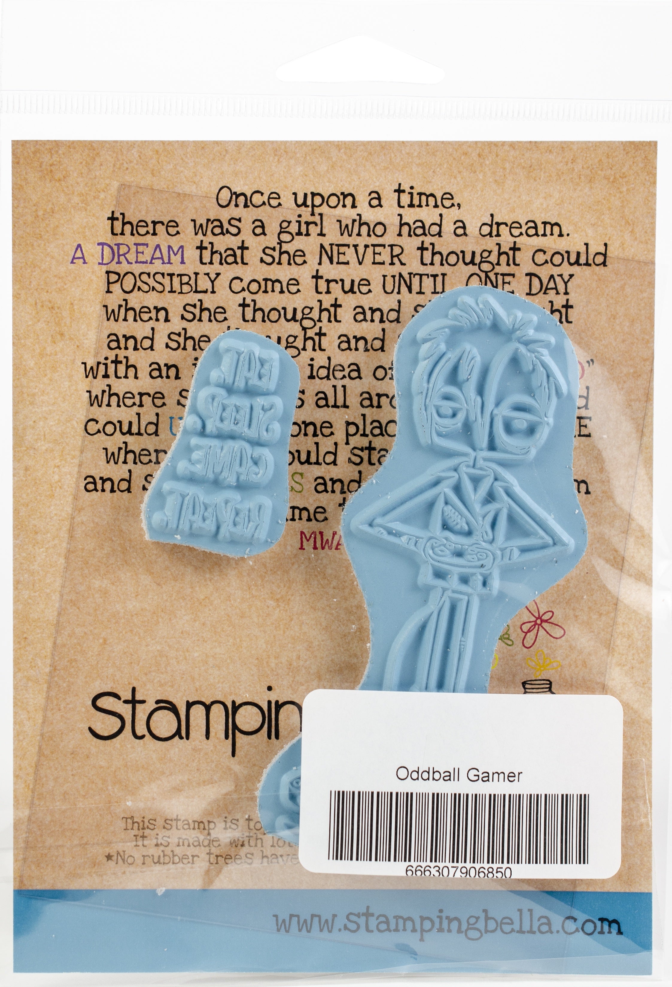 Stamping Bella Cling Stamps - Oddball Gamer