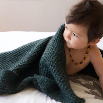 Green Growth Baby Blanket