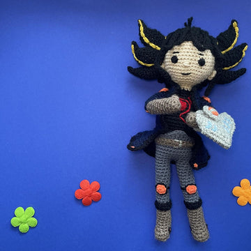 Yusei amigurumi doll