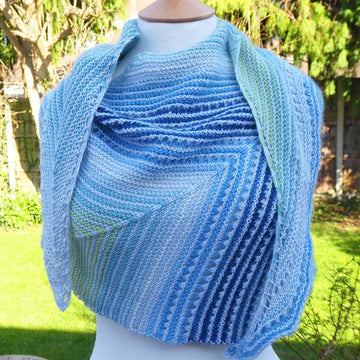 Wedgewood Kite shawl