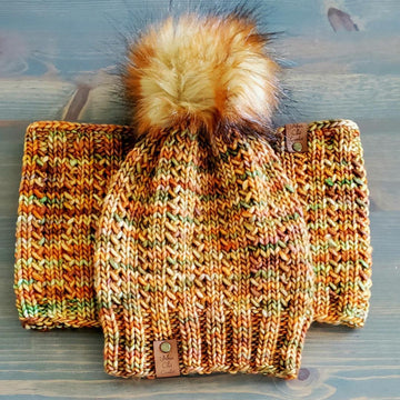 Wind Weaver Beanie and Cowl