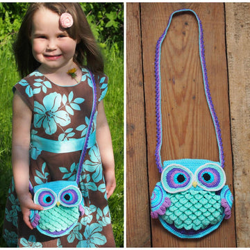 Owl Bag "Blue Dreams"