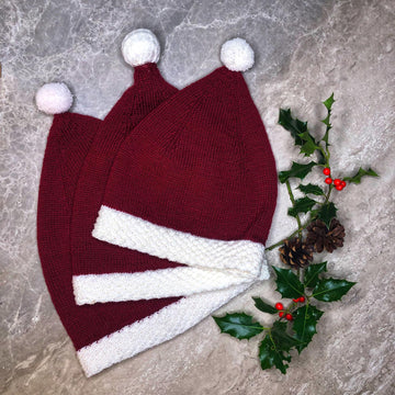 Snowflake Santa hat / Snefnug Nissehue