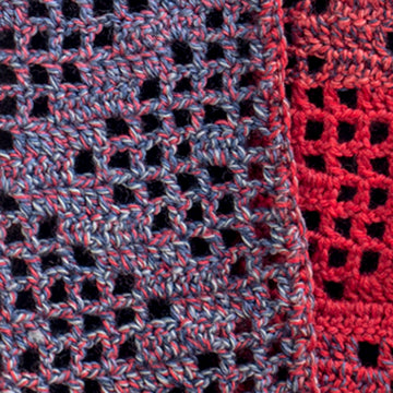Lightning Grid Scarf in Cascade 220 Superwash Wave - W687 - Downloadable PDF