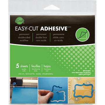 Therm O Web iCraft Easy-Cut Adhesive Sheets - 5.75"X5.75" 5/Pkg