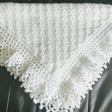 Lacy Baby Afghan/Christening Shawl