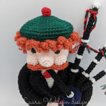 Bruce the bagpipe player