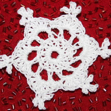 Four Easy Crochet Snowflakes