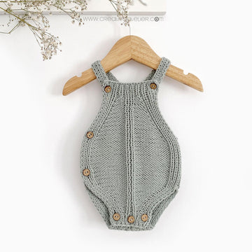 12-24 months - TWISTY DK Knitted Romper