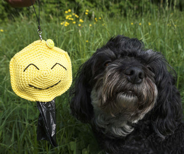 Crochet Pattern Poop Bag Dispenser "Smiley"