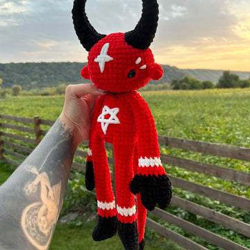 Big Demon with Big Horns | Crochet Pattern | Lucifer, Devil