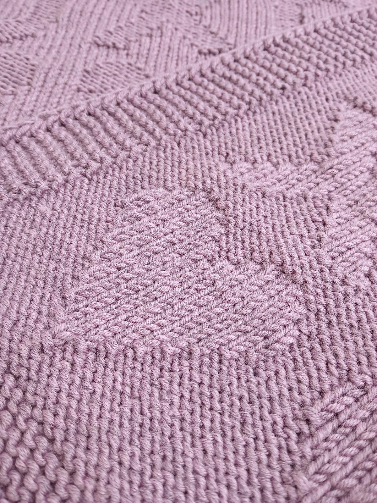 Hearts and hugs blanket