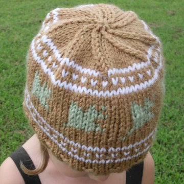 Falling Leaves Knit Hat